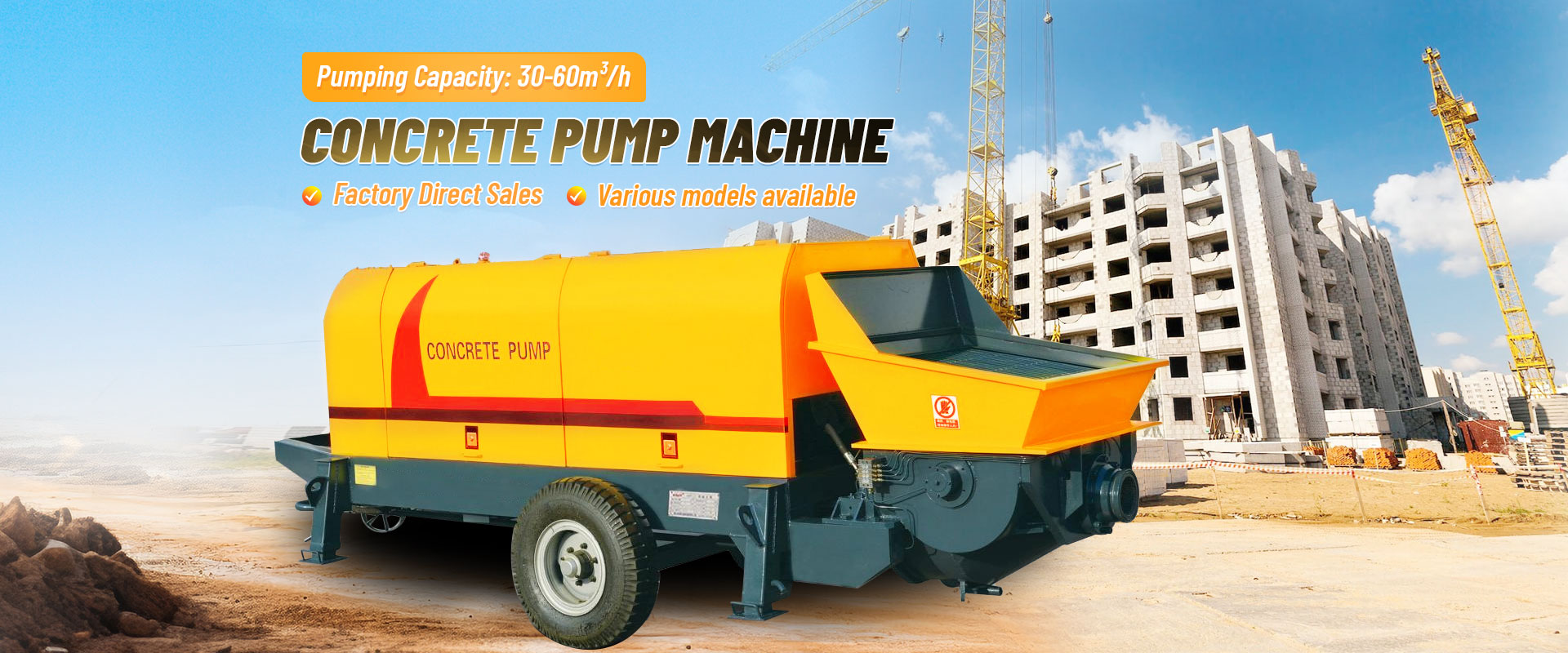 concrete pump machine
